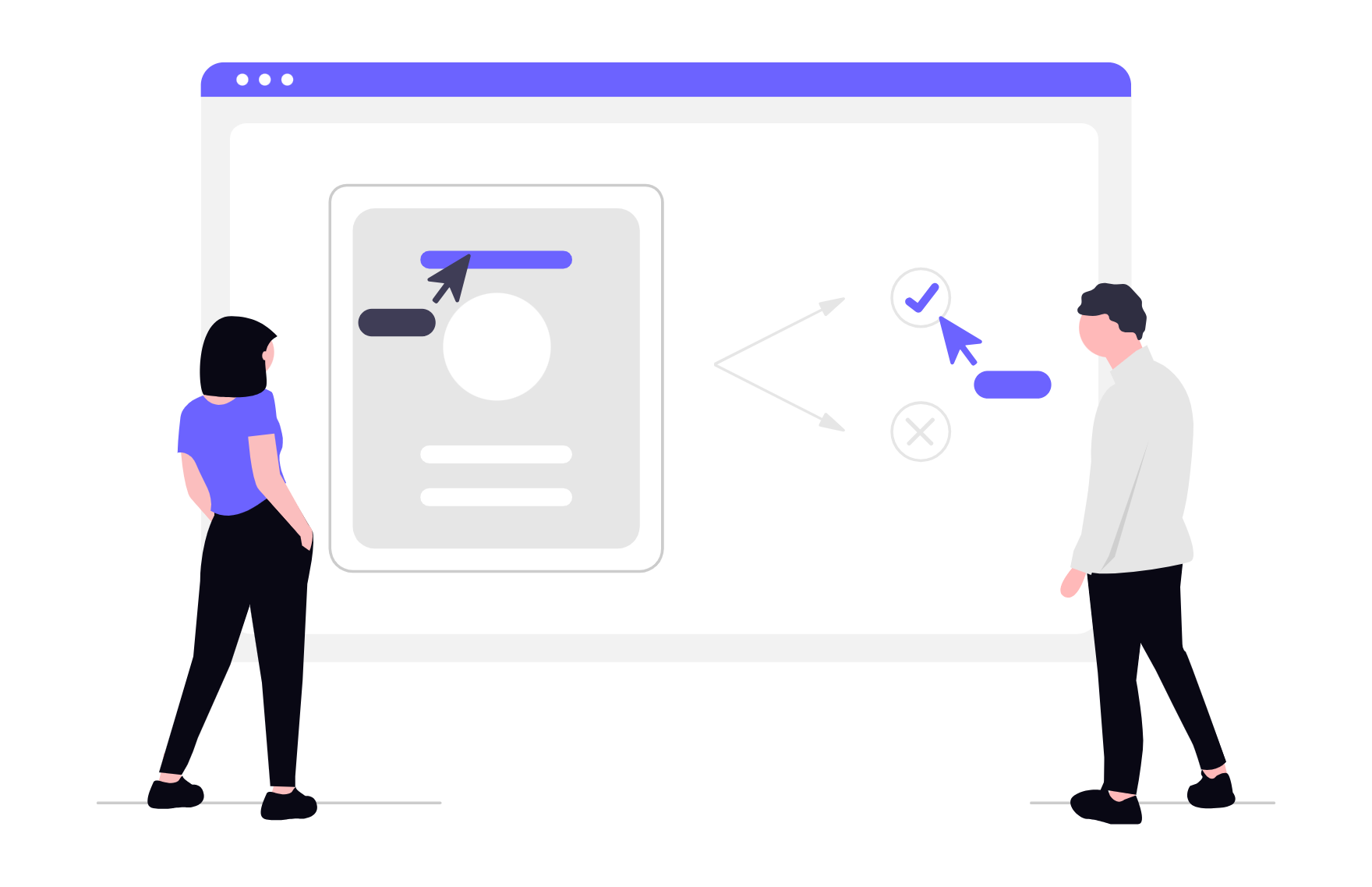 AI and mobile development illustration